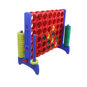 EASTOMMY Giant 4-In-A-Row Premium Plastic Game Set
