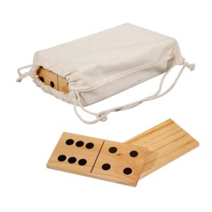 EASTOMMY Wood Domino Game Toy Set