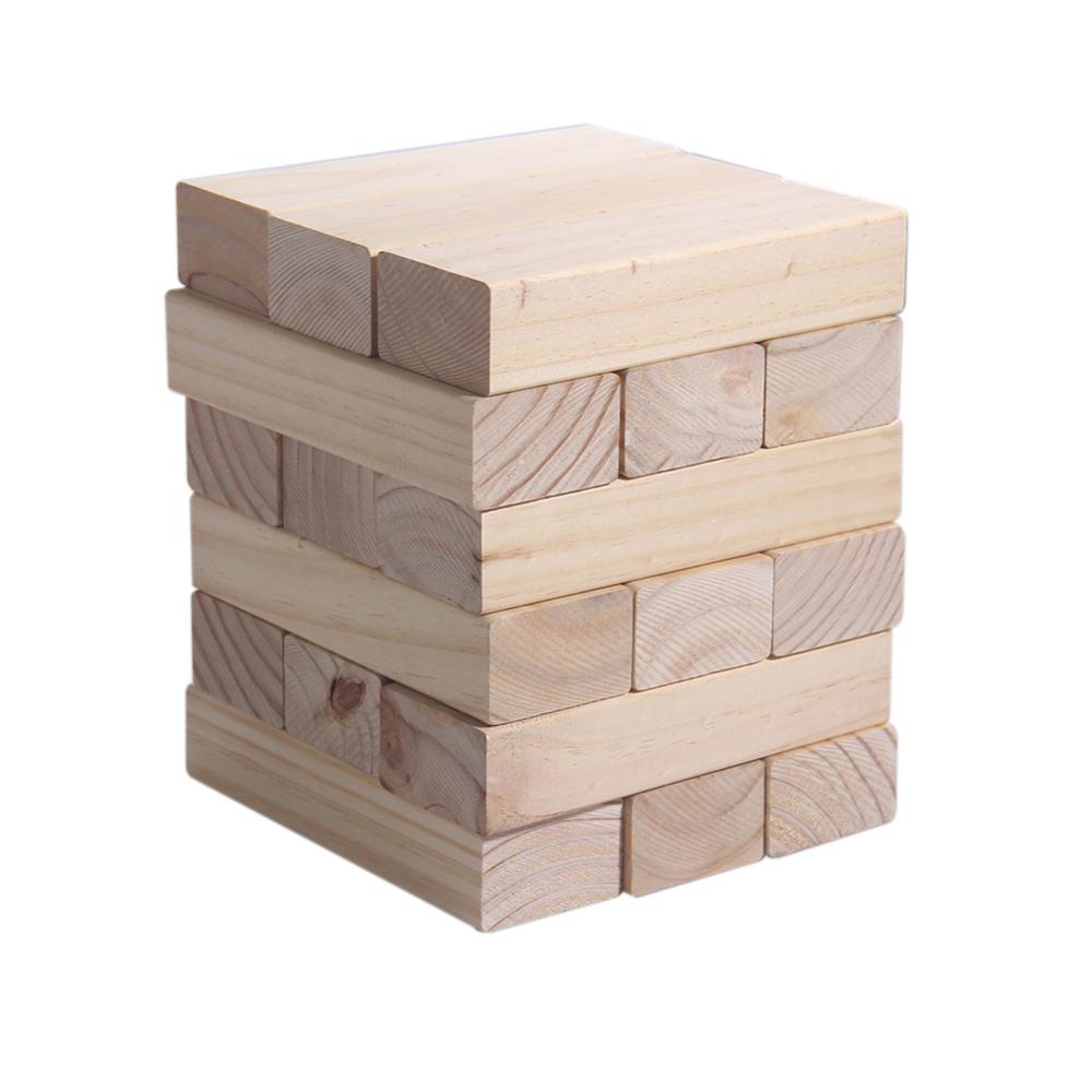 Wooden Toys Giant Tumbling Timbers, Children Toys Toppling Tower