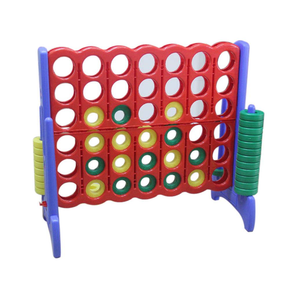 EASTOMMY Giant 4-In-A-Row Premium Plastic Game Set