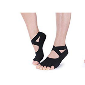 EASTOMMY Yoga Socks Half Toe Ankle Grip For Women