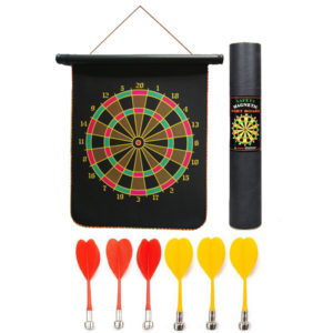 Made In China 15” Roll Up Magnetic Dart Board With 6 Darts